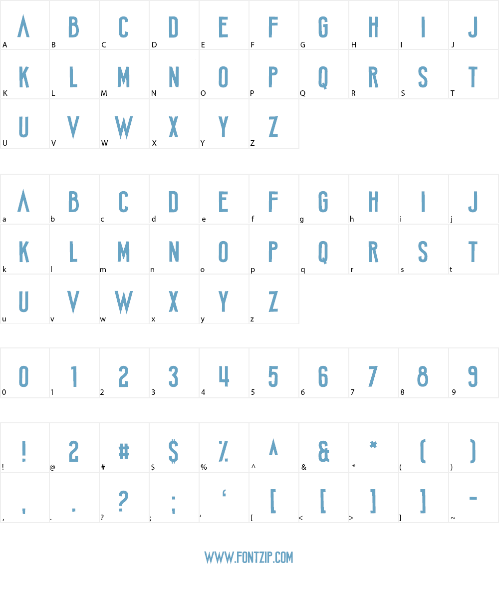 Amateur Camcorder Font Character